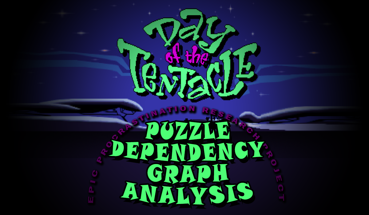 Day of the Tentacle Puzzle Dependency Graph Analysis
